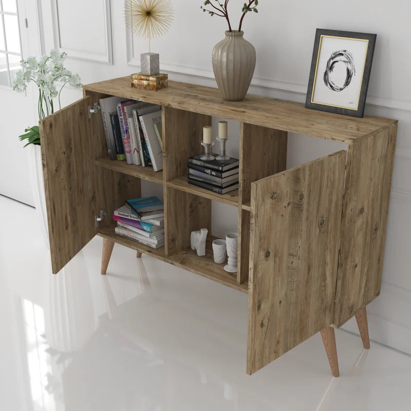 Cinderella Mid Century Modern Console Table 55"