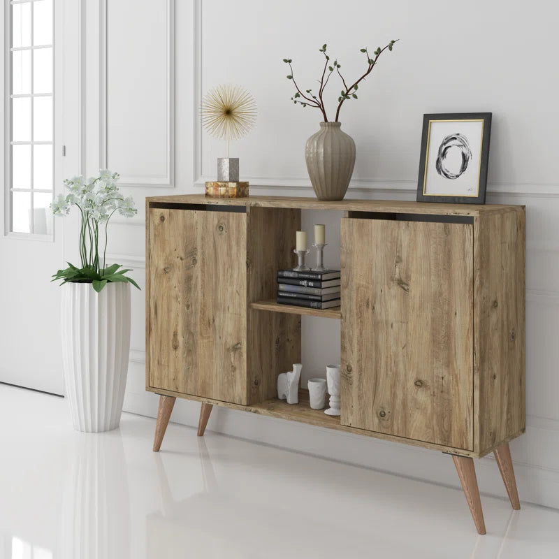 Cinderella Mid Century Modern Console Table 55"