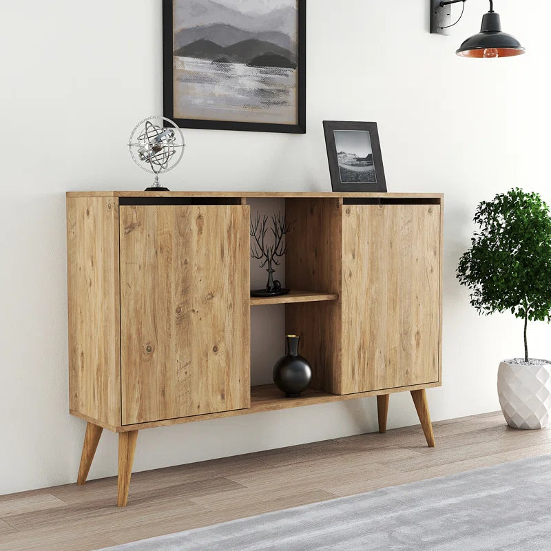 Cinderella Mid Century Modern Console Table 55"