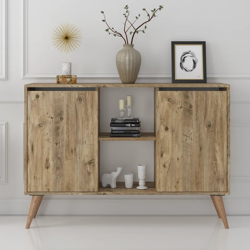 Cinderella Mid Century Modern Console Table 55"