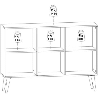 Cinderella Mid Century Modern Console Table 55"