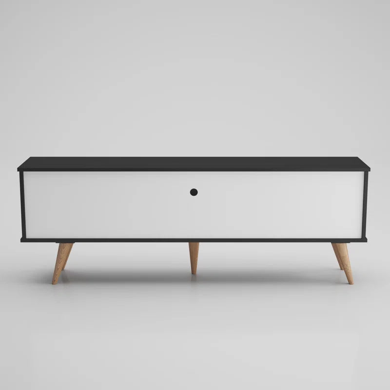 Latte Modern Fluted TV Stand Up to 80"