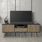 Latte Modern Fluted TV Stand Up to 80"