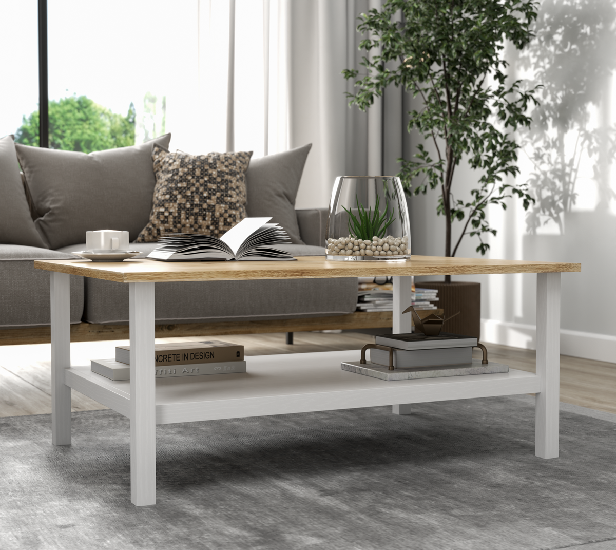 Alys 39"  Rectangular  Coffee Table