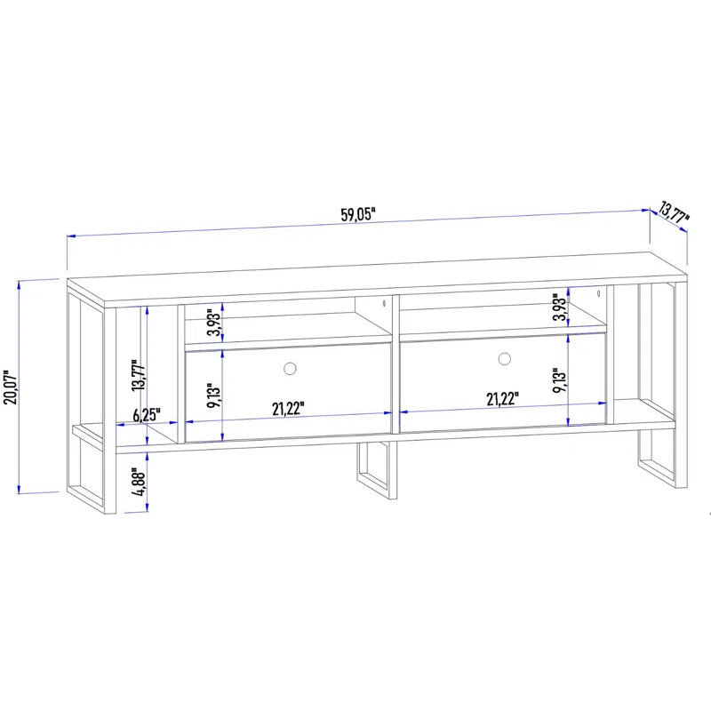 Lotus Modern TV Stand Up to 65" TVs