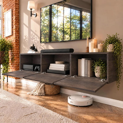 Colima Cambridge Floating TV Stand Up to 80" TVs