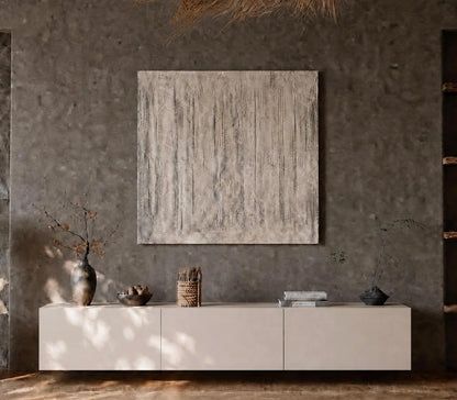 Colima Mink Beige Floating TV Stand Up to 80" TVs