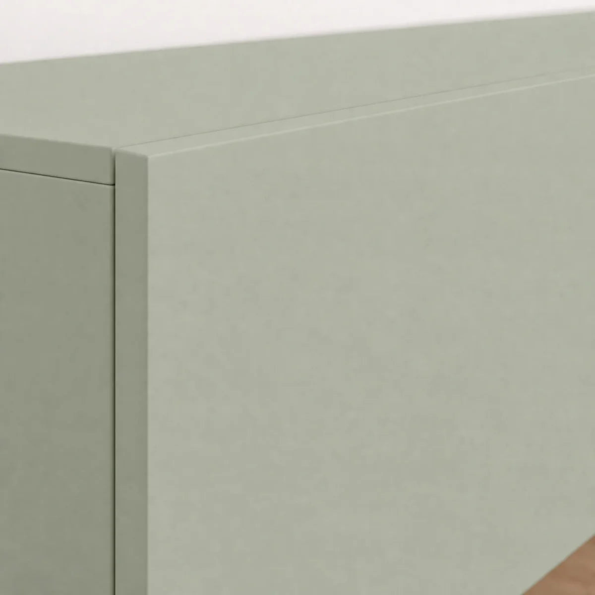 Colima Sage Green Floating TV Stand Up to 80" TVs