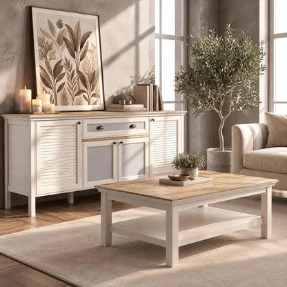 Tilio 80" Extra Wide Sideboard (4-Door and 1 Drawers )