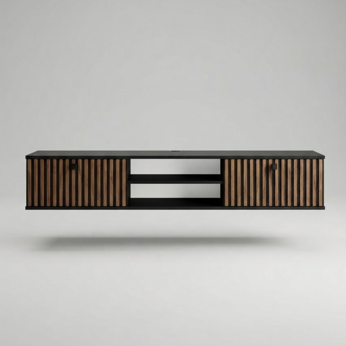Waco Zebra Floating TV Stand Up to 80" TVs