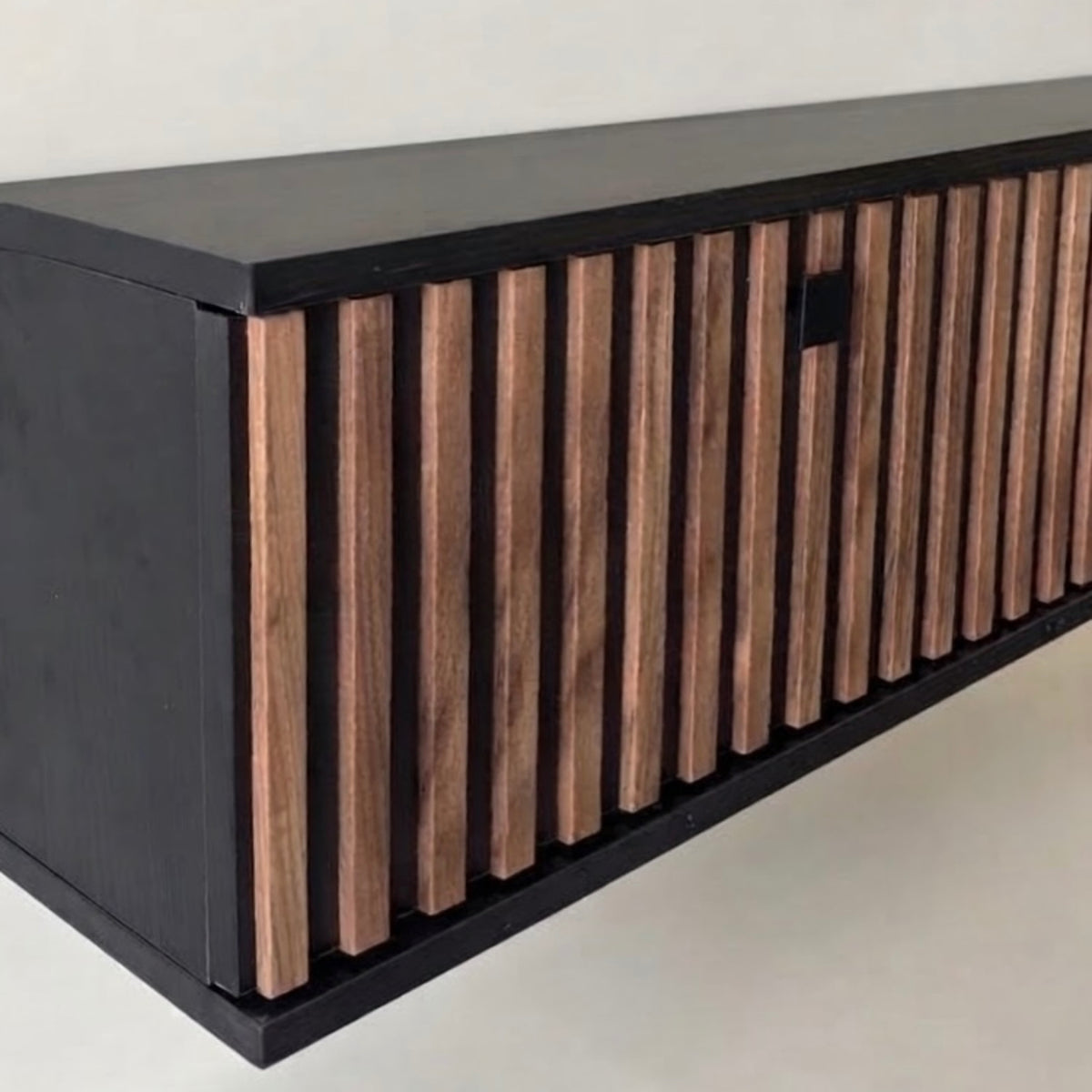 Waco Zebra Floating TV Stand Up to 80" TVs